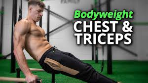 bodyweight chest tricep workout to