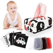 baby tissue box toy montessori toys