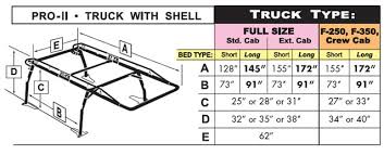 69 Most Popular Camper Shell Sizes Chart