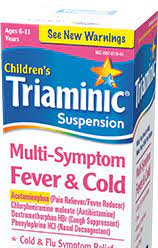 multi symptom fever cold children s