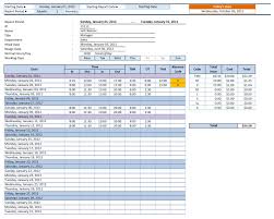 Employee Time Sheet Manager For Excel Excelindo