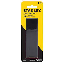 stanley snap off utility blade 18mm w