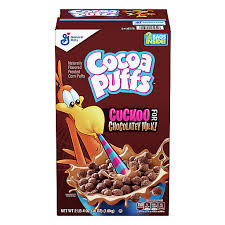 cocoa puffs corn puffs frosted 2 ea