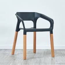 Creative solid wood dining chair wrought iron minimalist backrest chairs home. Modern Solid Wood Plastic Armchair Restaurant For Dining Chair Restaurant Cafe Home Living Room Study Solid Wood Dining Chair Nordic Wall Canvas Home And Decoration