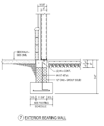 Metal Stud Bearing Wall Attachment To