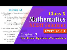 Class 10 Maths Chapter 3