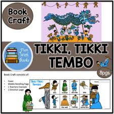 It is a sort of origin myth about why chinese names are so short today. Tikki Tikki Tembo Book Craft By Fun With Books Tpt