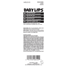 Maybelline Baby Lips Moisturizing Lip Balm, Melon Mania - Walmart.com