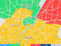 It includes personal recommendations, can be used for navigation, and has a striking visual appearance. Munich Neighborhood Map