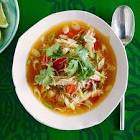 asian chili chicken noodle soup