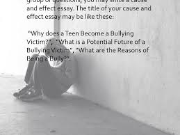 bullying essay you