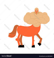 Centaur Fairytale Creature Man Horse Isolated