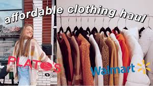 closet and walmart clothing haul 2021