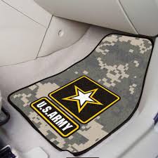 us army 2pc carpet car mat set camo