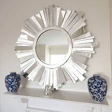 343kb, decorative mirror round circle picture with tags: 19 Attractive Diy Mirror Designs That Everyone Can Make Sunburst Mirror Mirror Wall Living Room Mirror Wall Bedroom