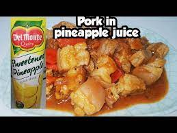 pork in pineapple juice lutong pinoy