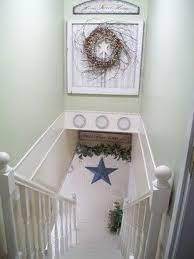 decorating stairway walls