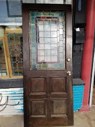 Stained Glass Or Wood Doors