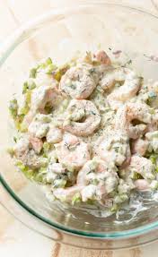 Shrimp & chicken hot & cold salad. Easy Shrimp Salad Recipe Salt Lavender