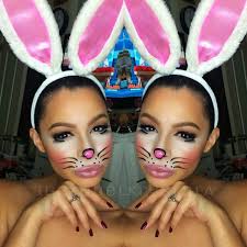 halloween 2016 cute bunny makeup