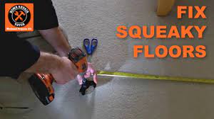 fix squeaky floors in 4 easy steps use