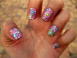 Colorful Flower Nail Art Pictures Photos And Images For Facebook