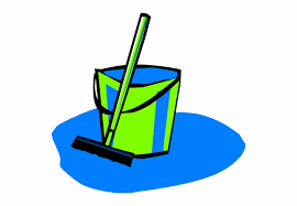 Embed this art into your website: Mop And Bucket Blue Svg Clip Arts 600 X 558 Px Cleaning Supplies Clip Art Free Transparent Png Download 2267613 Vippng