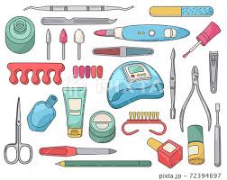 manicure tools salon accessories and