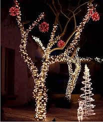 outdoor christmas decoration lights in