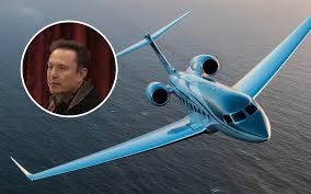 inside the private jet of elon musk