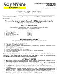 al application form template nsw