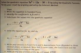Solve The Quadratic Equation 35x 2
