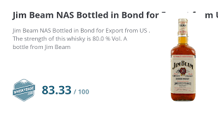 nas bottled in bond for export