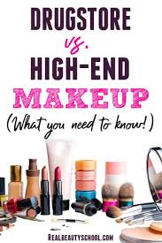 vs high end makeup what you