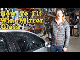 How To Fit Wing Mirror Glass Stick On