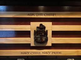 wall mount chief petty officer flag