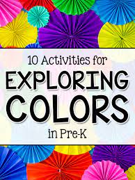 color activities for pre and pre