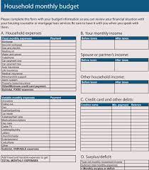 Research grant table of contents: 12 Household Budget Worksheet Templates Excel Easy Budgets