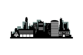 Skyline Silhouette Of Birmingham Svg Cut File By Creative Fabrica Crafts Creative Fabrica