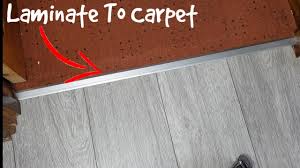 how to install laminate floor to carpet