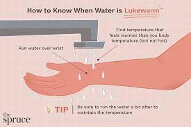 How Hot Is Lukewarm Water?