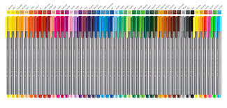 Staedtler Triplus Fineliner 48 Color Chart Fineliner Pens