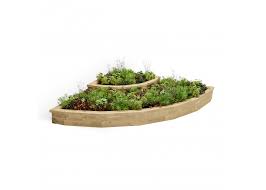 Cascading Curved Corner Raised Bed 2