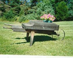 Metal Wheel Hardware Flower Carts