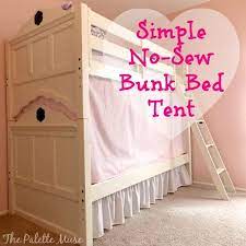 Simple No Sew Bunk Bed Tent The