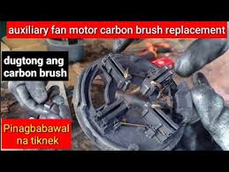auxiliary fan motor carbon brush