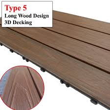 interlock decking tiles wooden design