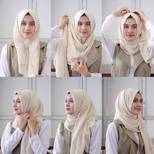 Selan itu, hijab segi empat juga cocok sekali digunakan ke acara formal maupun informal. Muf 12 Kreasi Tutorial Hijab Pashmina Segi Empat Pesta Pernikahan