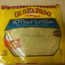 calories in old el paso flour tortillas