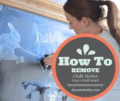 Remove Chalk Marker Clean A Chalkboard